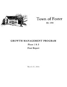 GROWTH MANAGEMENT PROGRAM Phase 1 & 2 Final Report March 21, 2004