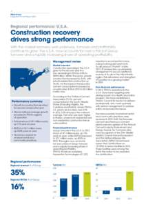 70 TITAN Group Integrated Annual Report 2013 Regional performance: U.S.A.