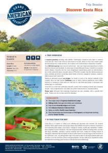 Costa Rica / Republics / Tortuguero National Park / Arenal Volcano / Tilarán Canton / Visa Waiver Program / Tortuguero /  Costa Rica / Americas / Volcanism / Volcanology