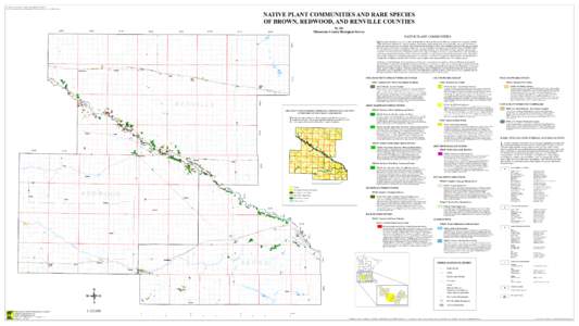 Native Plant Communities and Rare Species of Brown, Redwood, and Renville Counties