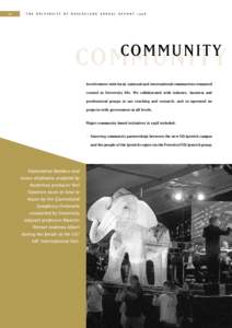 42  THE UNIVERSITY OF QUEENSLAND ANNUAL REPORT 1998 COMMUNITY