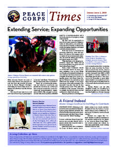 peace corps Times  Inside Issue 3, 2010