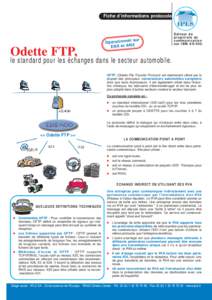 Fiche d’informations protocole  Odette FTP, el sur O p é ra ti o n n