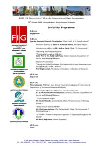 Microsoft Word[removed]FIG Comm 7 - Open Symposium - Draft Final Programme.doc