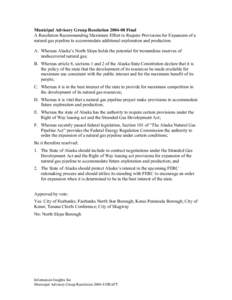 Municipal Advisory Group Resolution 2004-_ Draft[removed]