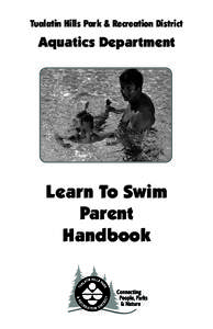 Tualatin Hills Park & Recreation District  Aquatics Department Learn To Swim Parent