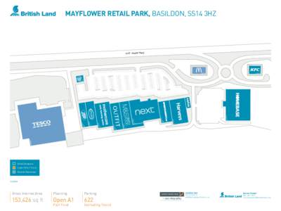 MAYFLOWER RETAIL PARK, BASILDON, SS14 3HZ  A127 Arterial Road 7 3,100 sf