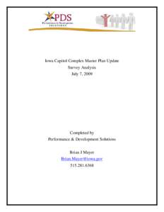 Iowa Capitol Complex Master Plan Update