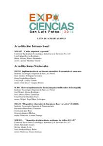 acreditaciones expociencias 2014