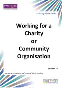 Working for a Charity or Community Organisation Version 8.14