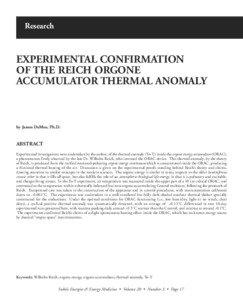 Vitalism / Heating /  ventilating /  and air conditioning / Thermodynamics / Wilhelm Reich / Orgone / Thermistor / Orac / Passive solar building design / Thermal radiation / Pseudoscience / Orgone energy / Psychotherapy