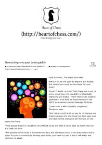 (http://heartofchess.com/) Chess Strategy and News How to Improve your brain quickly  12