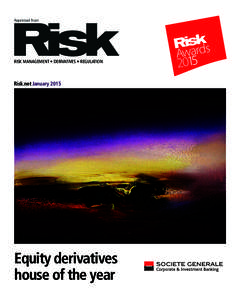 Reprinted from  RISK MANAGEMENT • DERIVATIVES • REGULATION Risk.net January 2015