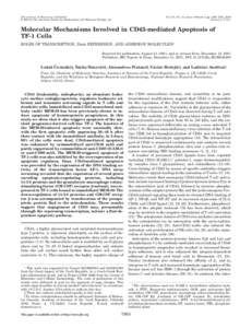 THE JOURNAL OF BIOLOGICAL CHEMISTRY © 2002 by The American Society for Biochemistry and Molecular Biology, Inc. Vol. 277, No. 10, Issue of March 8, pp. 7955–7961, 2002 Printed in U.S.A.