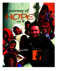 journey of  HOPE vol. lll  CENTRAL ASIA INSTITUTE