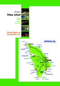 al l a bou t  Sifnos island Villages Beaches History