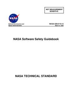 NOT MEASUREMENT SENSITIVE National Aeronautics and Space Administration