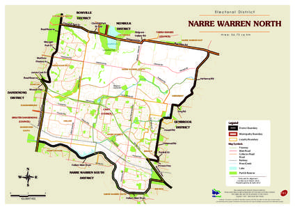 Narre Warren /  Victoria / Geography of Australia / Endeavour Hills /  Victoria / Lysterfield South /  Victoria / Victoria / Narre Warren South /  Victoria / Yarra Ranges Shire / Gembrook /  Victoria / Electoral district of Narre Warren North / Narre Warren North /  Victoria / States and territories of Australia / Lysterfield /  Victoria
