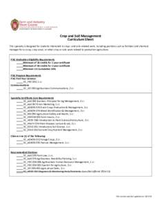 Microsoft Word - Crop and Soil Management_curriculum sheet.doc