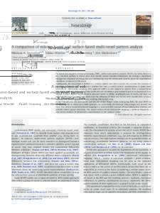 A comparison of volume-based and surface-based multi-voxel pattern analysis