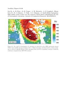 Auxiliary Figures S1-S8 Lin M., A. M. Fiore , O. R. Cooper , L. W. Horowitz , A. O. Langford , Hiram Levy II , B. J. Johnson , V. Naik , S. J. Oltmans , C. Senff (2012): Springtime high surface ozone events over the west