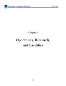 National Oceanic and Atmospheric Administration  ORF—NOS Chapter 3