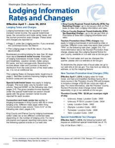 Bed and breakfast / East Wenatchee /  Washington / Greater Cleveland Regional Transit Authority / Ohio / Business / Sales taxes / Transportation in the United States / Motel / Tax