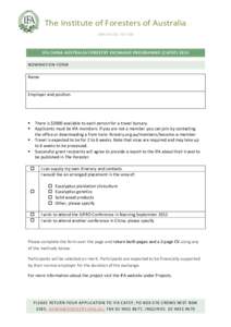 Environment / Eucalyptus / International Union of Forest Research Organizations / Science