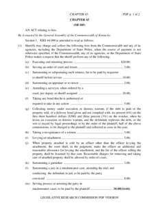 CHAPTER 43  PDF p. 1 of 2 CHAPTER 43 (SB 105)