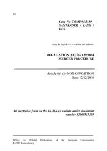 Santander /  Cantabria / EU patent / Law in Europe / European Union law / European Union / Public law / Patent law of the European Union / Cantabria / Santander Group