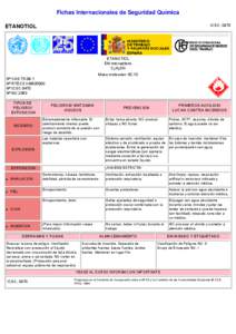 Nº CAS[removed]International Chemical Safety Cards (WHO/IPCS/ILO)