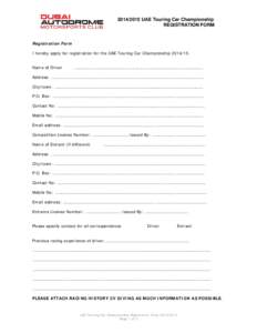 Microsoft Word - UAETCC CHAMPIONSHIP REGISTRATION FORM[removed]docx