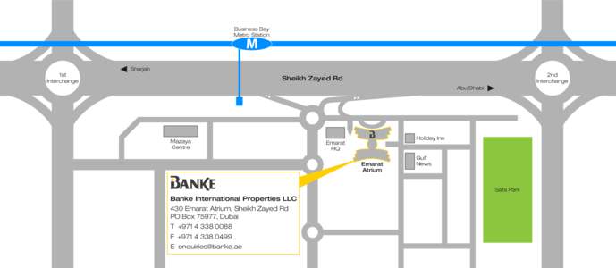 Business Bay Metro Station 1st Interchange