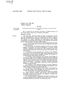 120 STAT[removed]PUBLIC LAW 109–431—DEC. 20, 2006 Public Law 109–431 109th Congress
