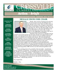 Official Publication of the Crossville-Cumberland County Chamber of Commerce  March/April 2013 Vol