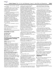 Federal Register / Vol. 75, No[removed]Wednesday, August 4, [removed]Rules and Regulations a. Airplanes with passenger capacities of 19 or less, b. Airplanes that do not have § 25.853, Amendment 25–61 or later, in their 