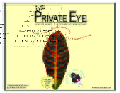 The Private Eye Project Brochure PDF 2014