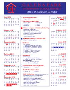 GPISD[removed]Calendar with Testing Change[removed]indd
