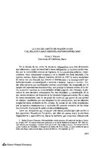 Actas X. AIH. La casa de cartón de Martín Adán y el relato vanguardista hispanoamericano. HUGO J. VERANI