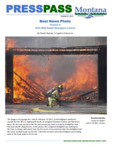 PRESSPASS October 22, 2014 Best News Photo Division[removed]MNA Better Newspaper Contest