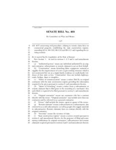 Session ofSENATE BILL No. 469 By Committee on Ways and Means