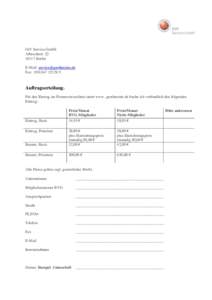 GtV Service GmbH AlbrechtstrBerlin E-Mail:  Fax: 