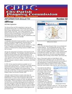 INFORMATION BULLETIN eBRmap Number 52  GIS Web Application