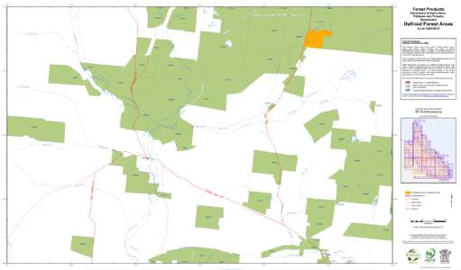 Defined Forest Area Map SF 55-9 Muttaburra as at 14 January 2015