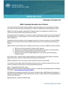 Microsoft Word - Media release_Brisbane_24102012.docx