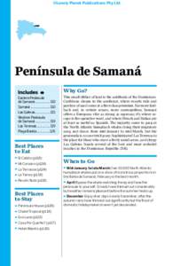 ©Lonely Planet Publications Pty Ltd  Península de Samaná Why Go? Eastern Península de Samaná..................110