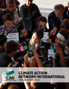 Climate Action Network-International Annual Report 2013 Director, Wael Hmaidan Speaking at Rio+20