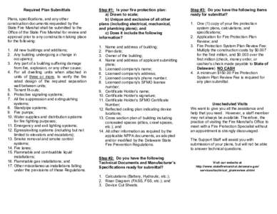 Crime / Fire marshal / Firefighting / Submittals / Wilmington /  Delaware / Public safety / Fire protection / Marshal / New Castle County /  Delaware / Building engineering / Firefighting in the United States / Architecture