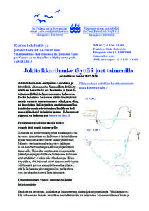 Itä-Uudenmaan ja Porvoonjoen vesien- ja ilmansuojeluyhdistys r.y. Runeberginkatu 17, 06100 PORVOO Kutsu lehdistö- ja julkistamistilaisuuteen