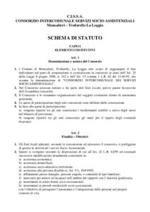 C.I.S.S.A. CONSORZIO INTERCOMUNALE SERVIZI SOCIO ASSISTENZIALI Moncalieri – Trofarello La Loggia